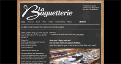 Desktop Screenshot of labaguetterie.co.uk